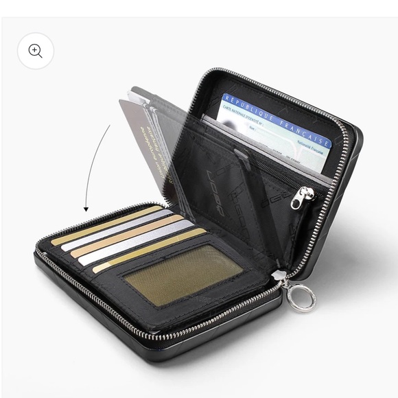 ÖGON DESIGN COMPAGNON passport travel wallet in Rose Gold - Picture 3 of 3